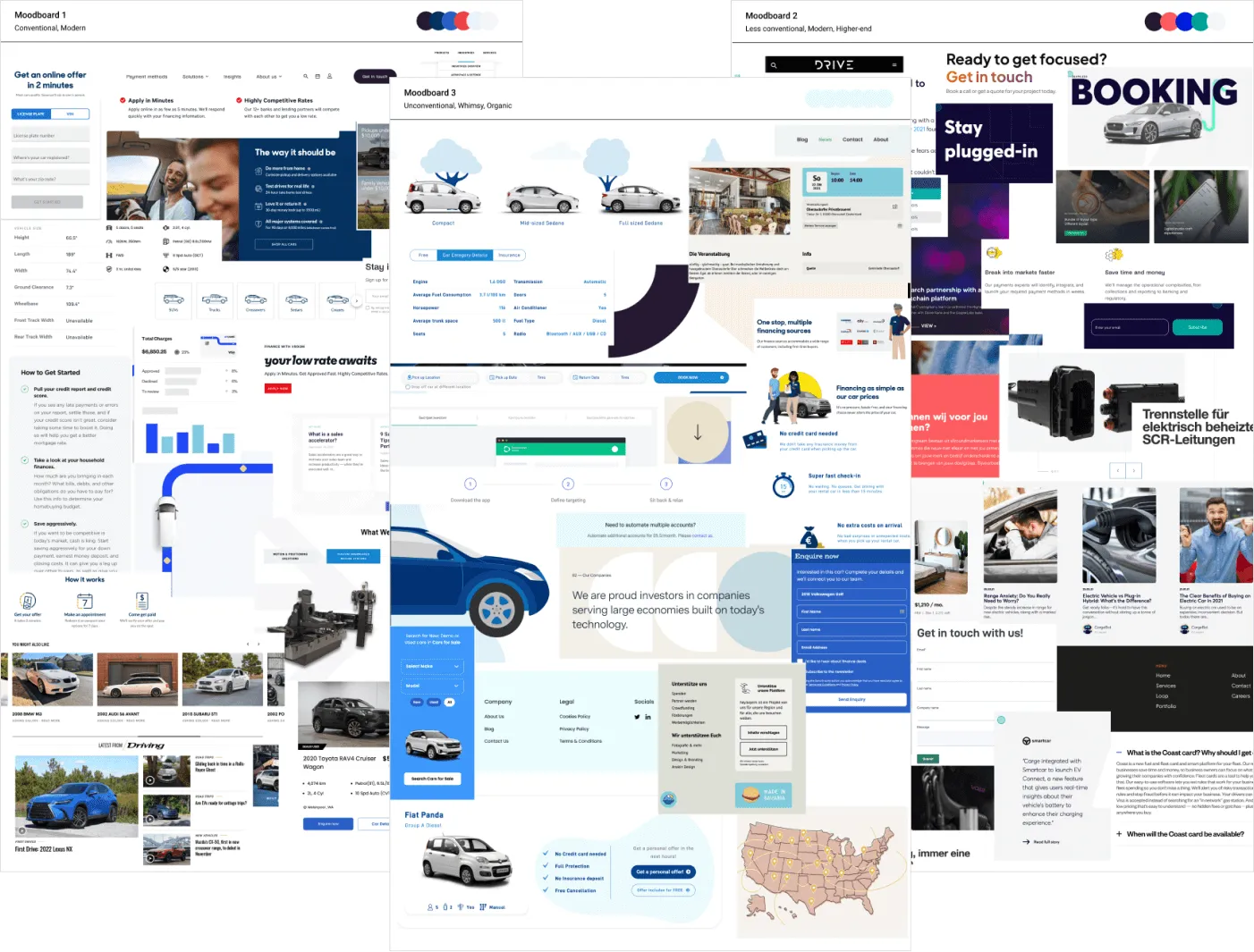 CarsGenius moodboards