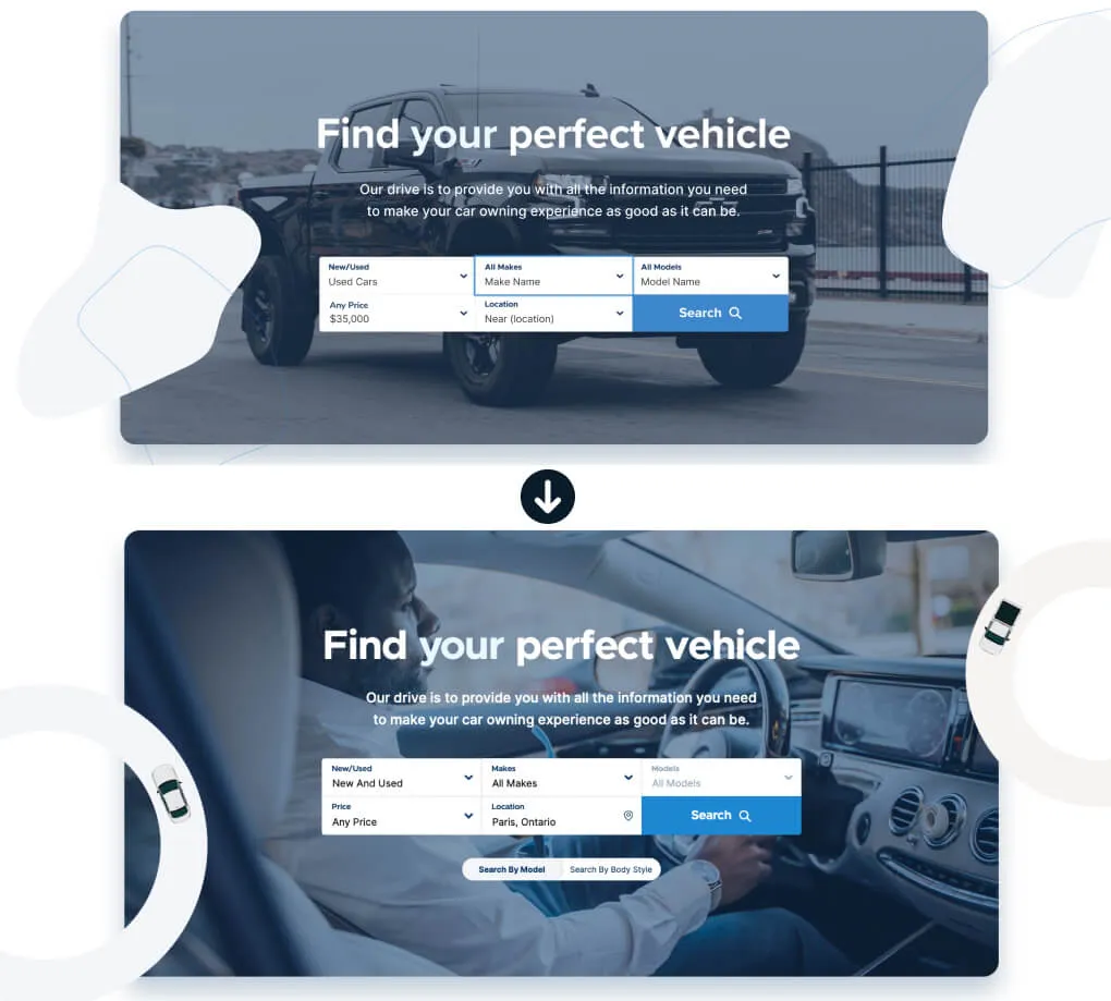 An early CarsGenius design revision