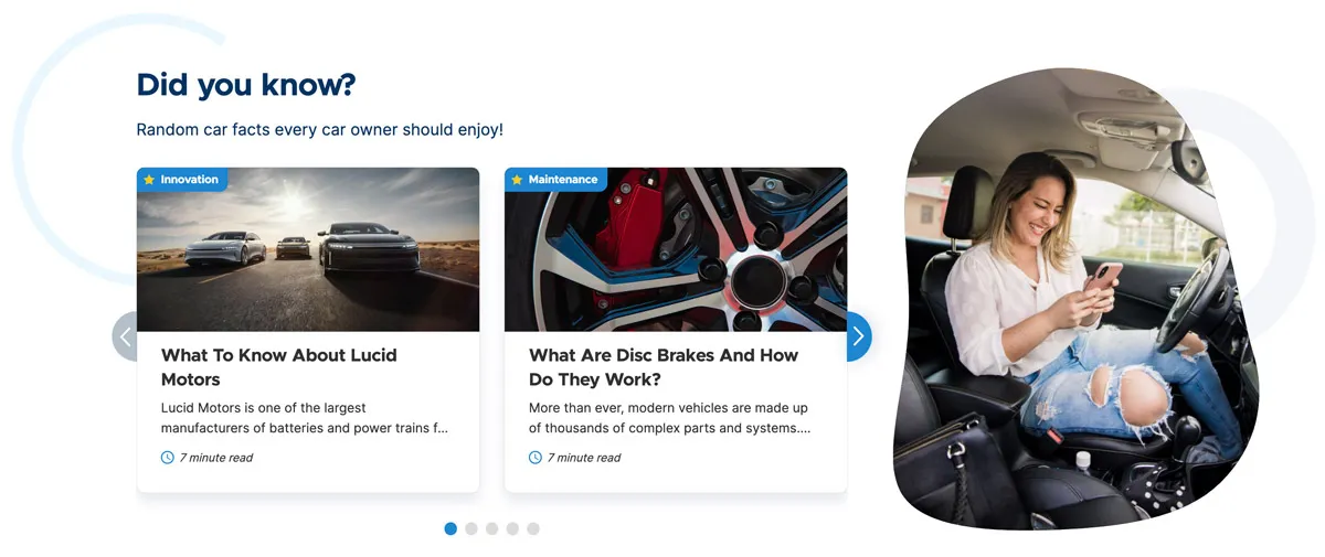 CarsGenius development screenshot