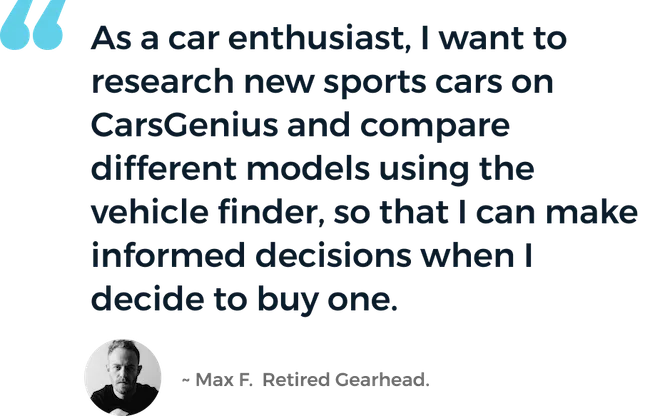 CarsGenius user story