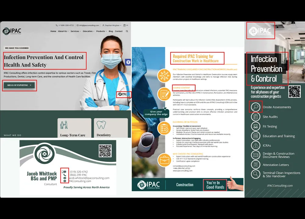 Before and after comparison showing design inconsistency vs unified system