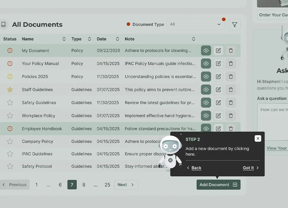 Tooltips Onboarding