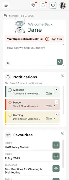 AI Features on the dashboard
