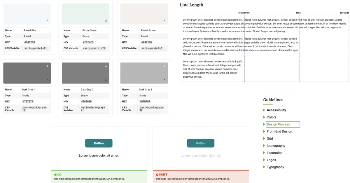 Accessibility guidelines within the System1 Design Portal