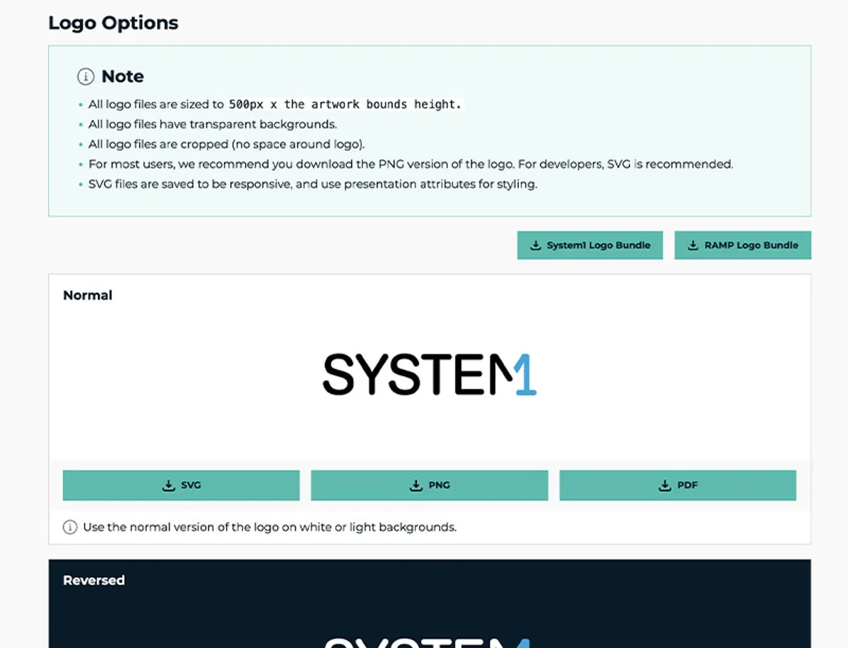 System1 design portal accessibility